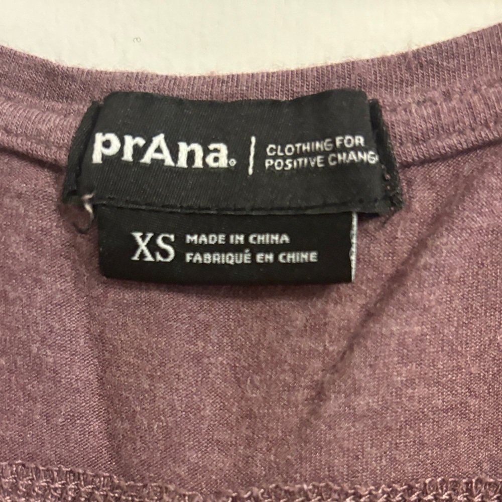 Prana Foundation Scoop Neck Tank Top - Women's XS Brown Purple - Picture 2 of 7